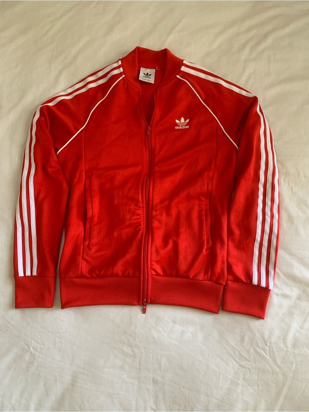 adidas Originals Adicolor Classics SST Track Jacket Red GUC Women's Small